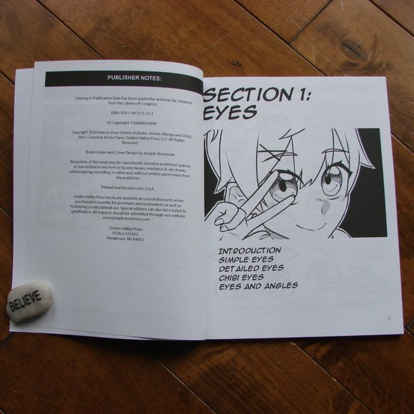 How To Draw Anime Part 1 Book Manga Joseph Stevenson Softcover 2021 BRAND NEW - Picture 3 of 7